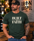 Built on Faith — Men's Cotton Blend Tee