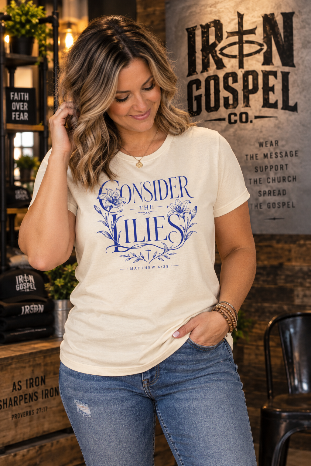 Consider the Lilies — Women’s Cotton Tee
