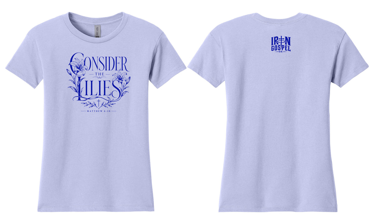 Consider the Lilies — Women’s Cotton Tee