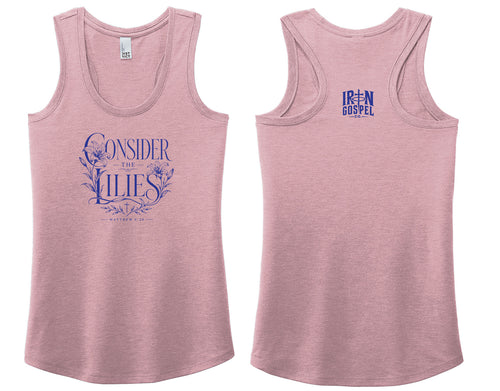 Consider the Lilies — Women’s Racerback Tank