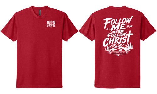 Follow Me as I Follow Christ — Men’s Cotton Blend Tee