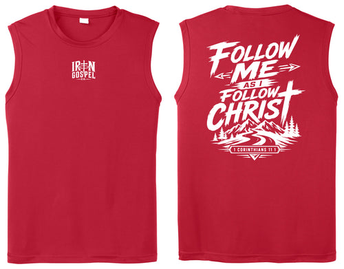 Follow Me As I Follow Christ — Men’s Christian Performance Tank