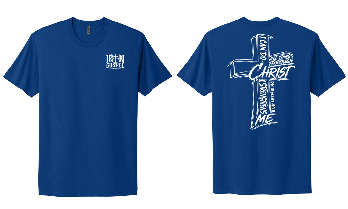 I Can Do All Things Through Christ — Men’s Cotton Tee