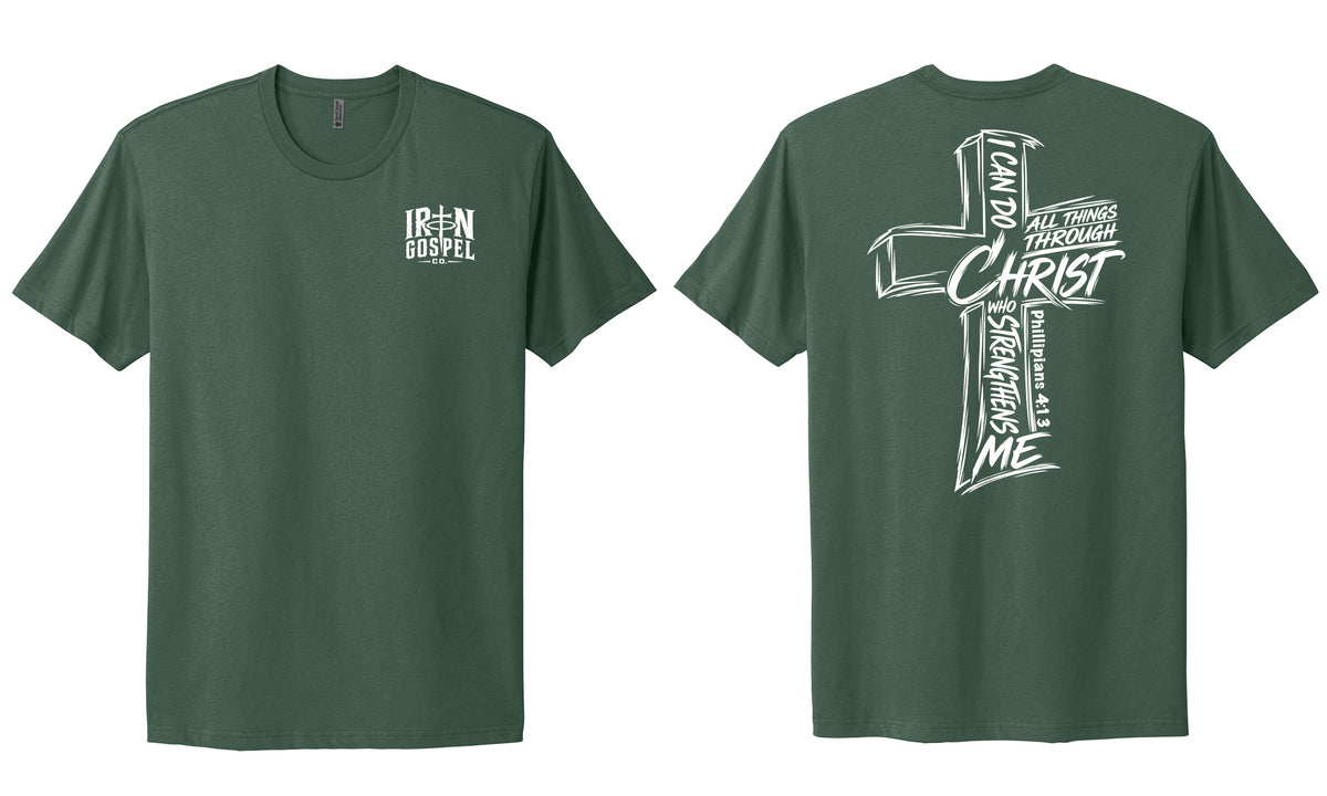 I Can Do All Things Through Christ — Men’s Cotton Tee