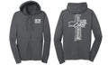 I Can Do All Things Through Christ Christian Performance Zip-Up Hoodie