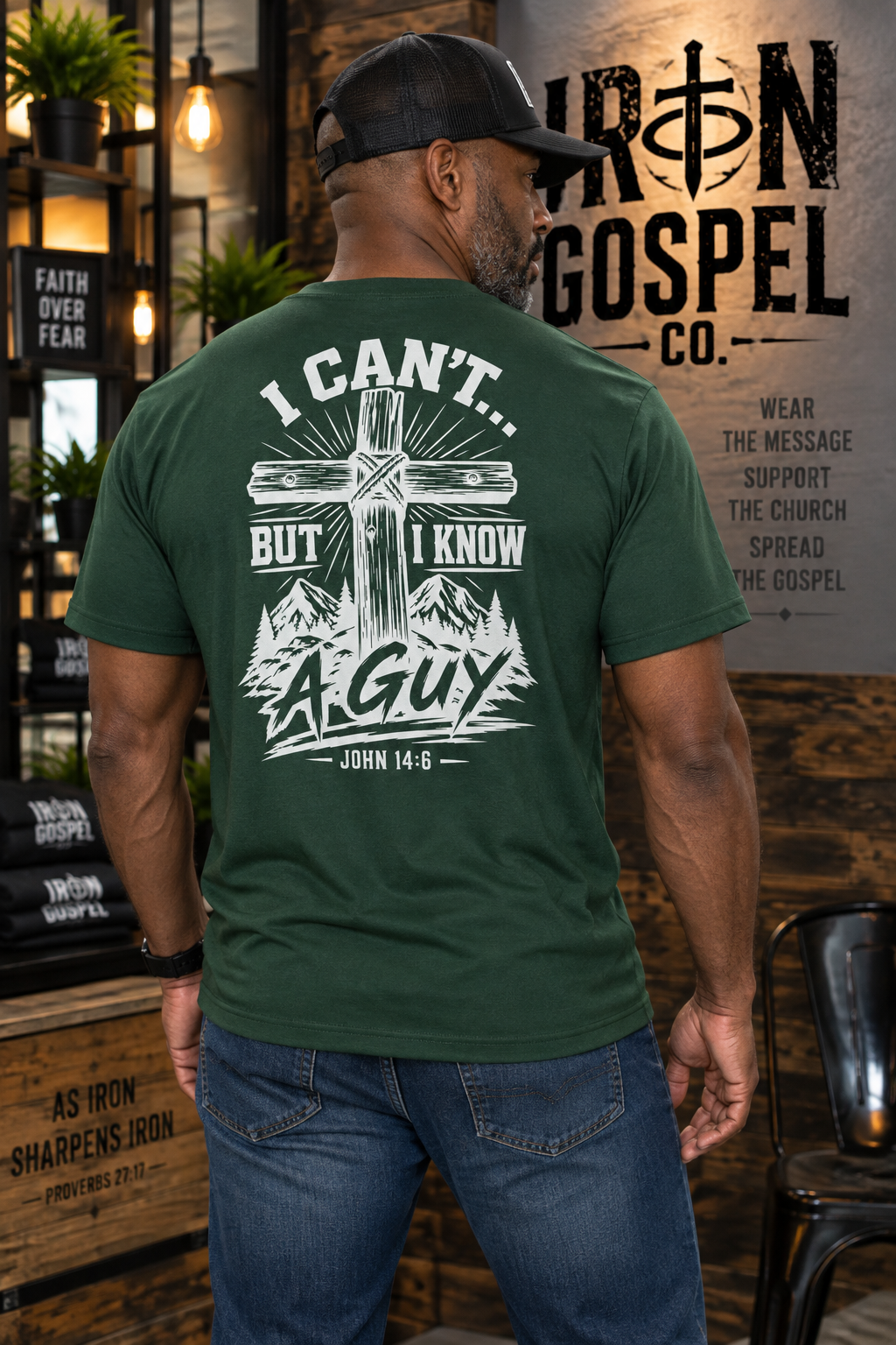 I Can’t But I Know A Guy — Men’s Christian Performance Tee