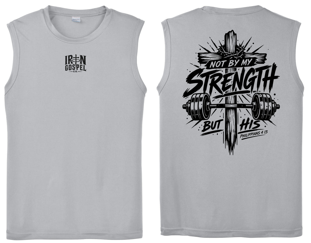 Not By My Strength — Men’s Christian Performance Tank