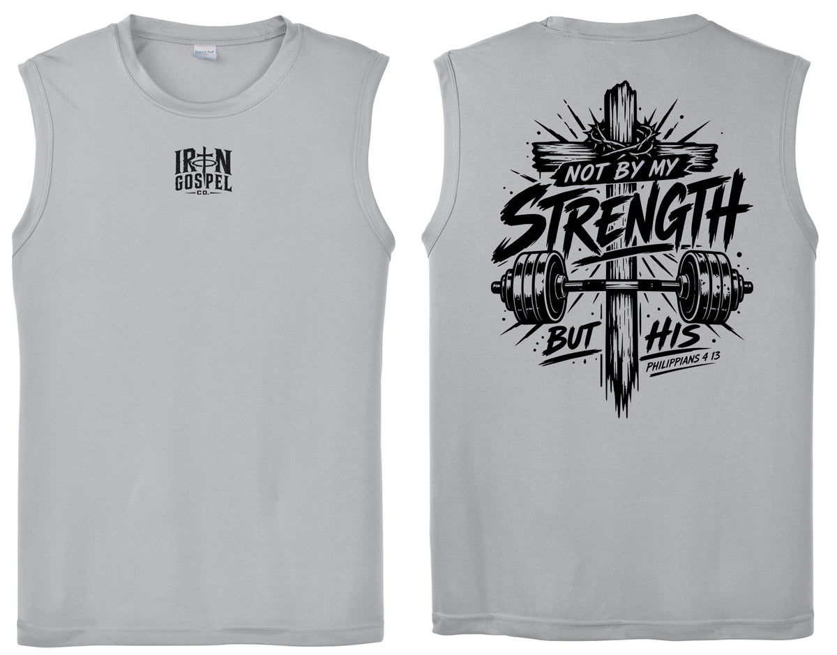 Not By My Strength — Men’s Christian Performance Tank