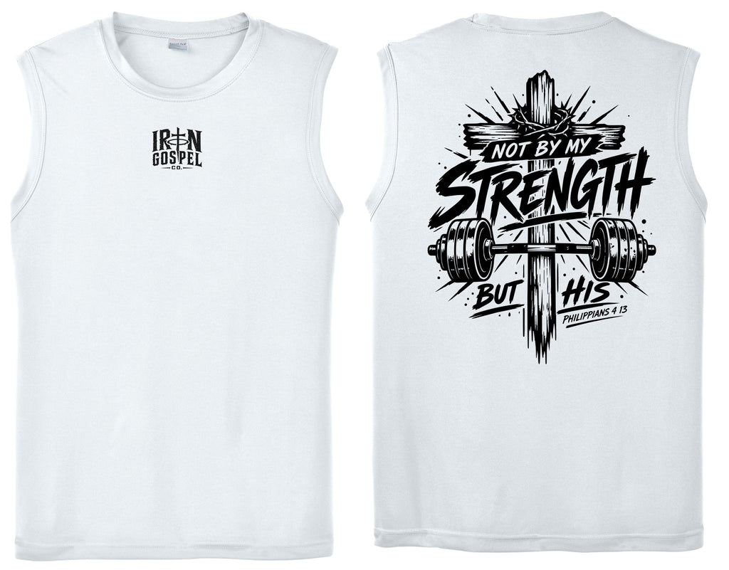 Not By My Strength — Men’s Christian Performance Tank