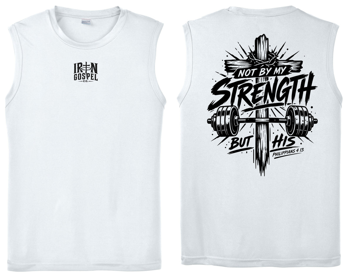 Not By My Strength — Men’s Christian Performance Tank