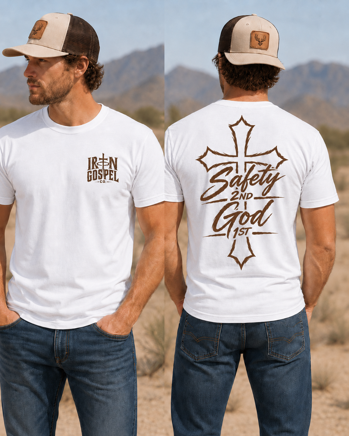 Safety 2nd, God 1st — Men’s Cotton Blend Tee