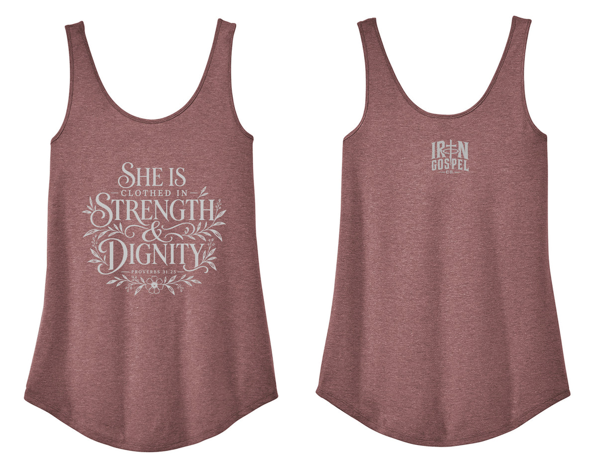 She Is Clothed – Women’s Tank Top