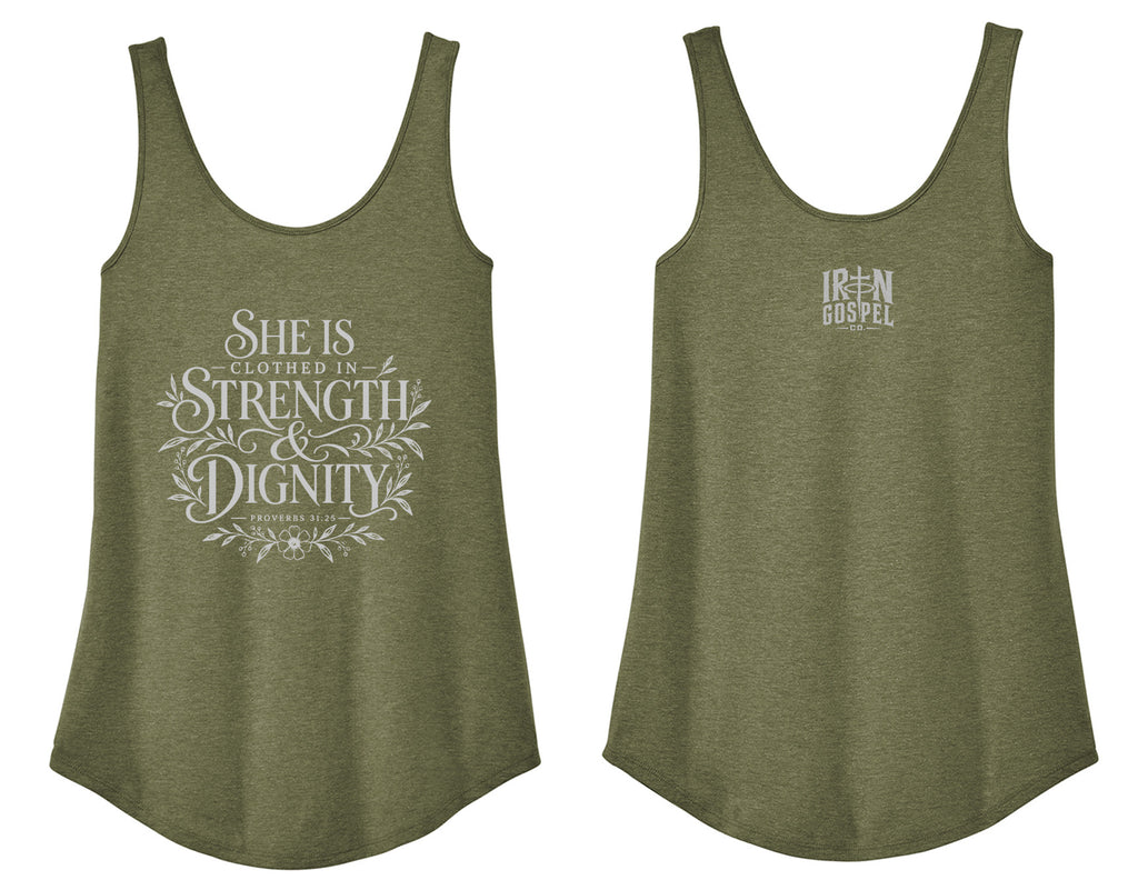 She Is Clothed – Women’s Tank Top