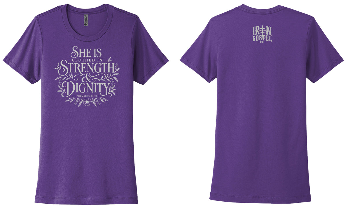 She Is Clothed - Women's Cotton Tee